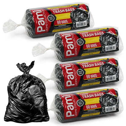 33 Gallon Black Trash Bags – 60 Pack