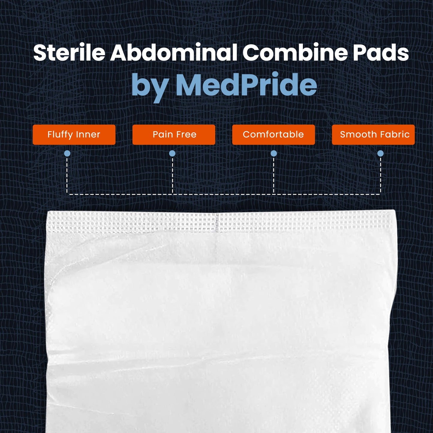 Sterile Combine ABD Pads – Individually Wrapped, Absorbent Dressing