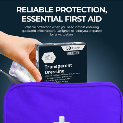 Transparent Film Wound Dressing – Sterile Adhesive Bandage