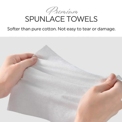 Disposable Ultra-Soft Spunlace Towels – 12" × 13", Durable