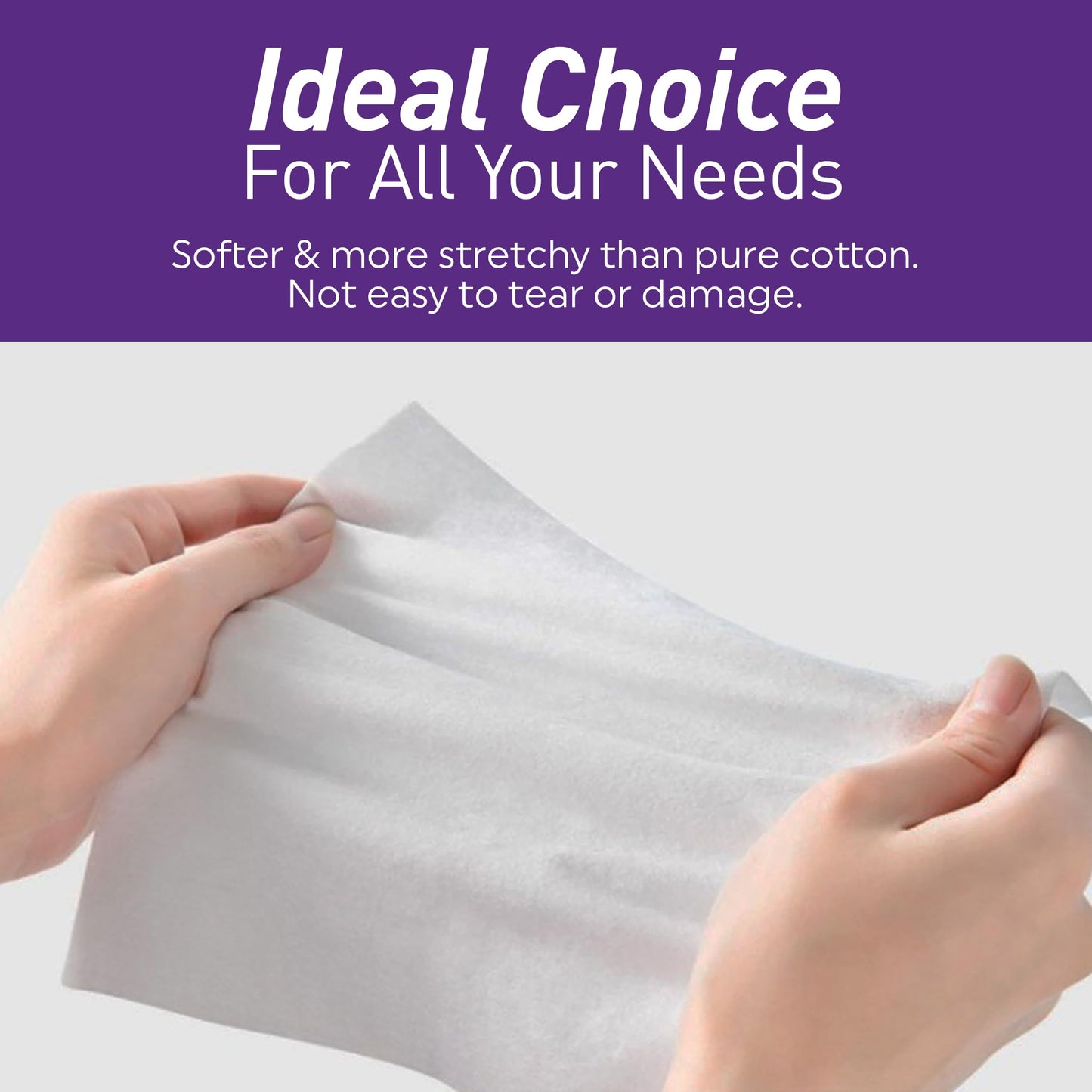 Disposable Dry Wipes 10" x 13" – Soft Absorbent Personal Care Towels