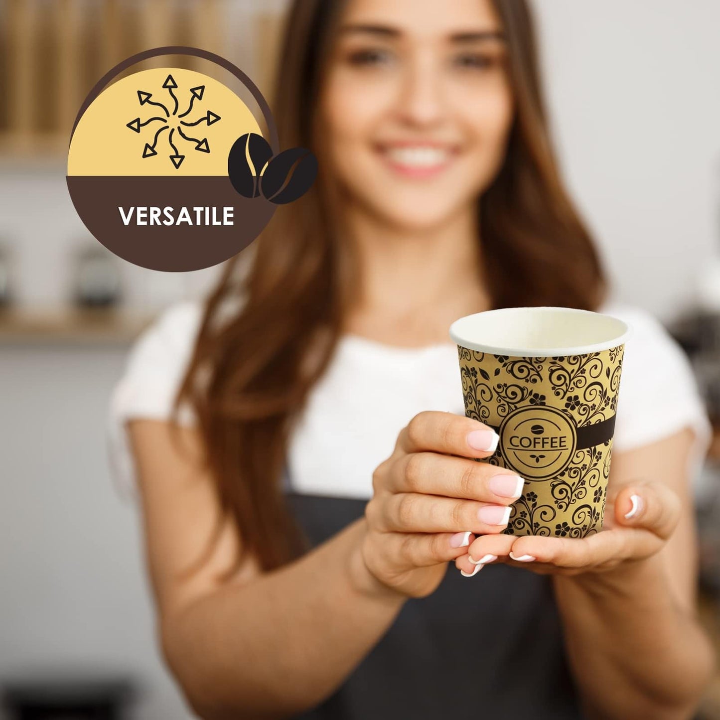 Disposable Paper Hot Coffee Cups
