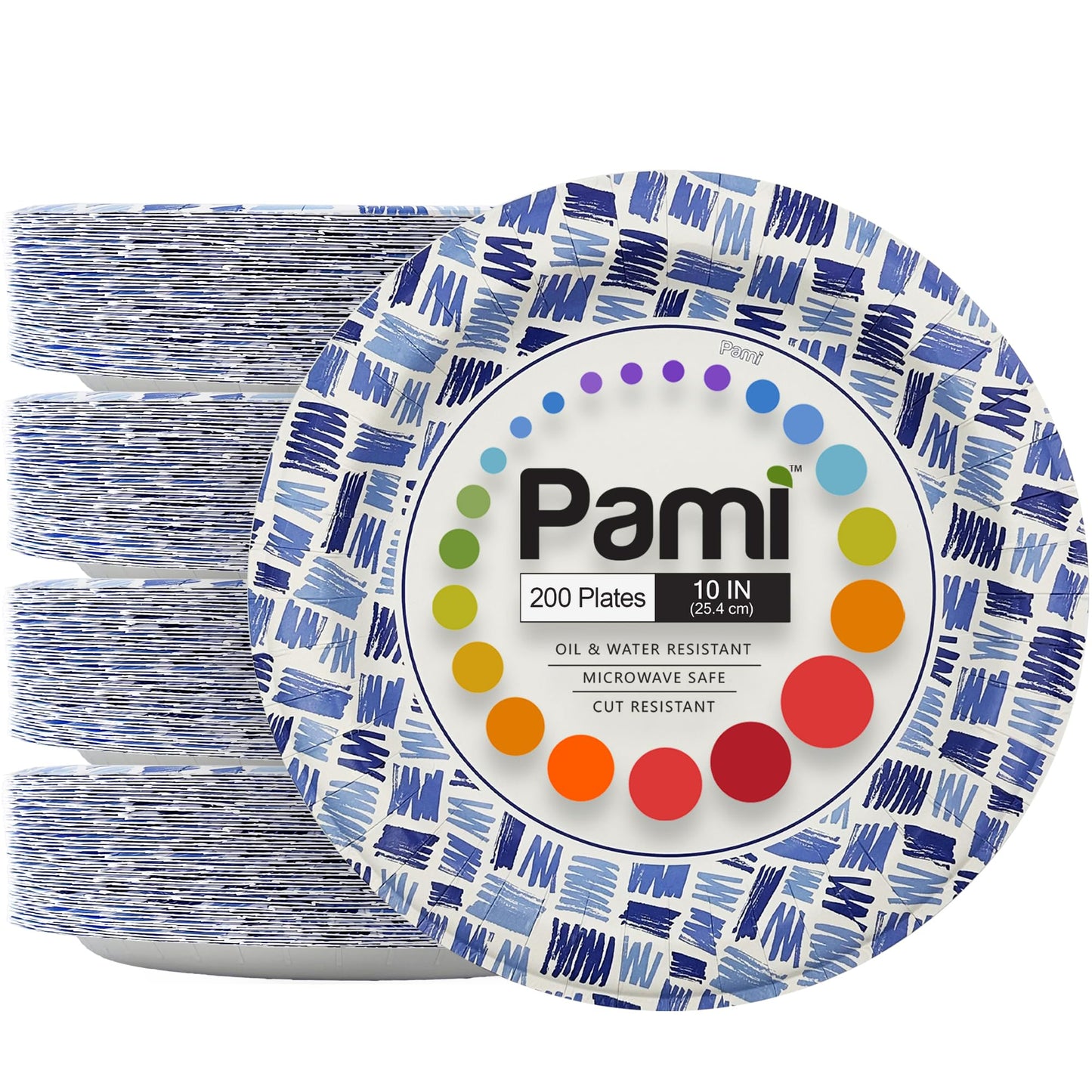 Party Paper Plates & Bowls Disposable Blue – Disposable