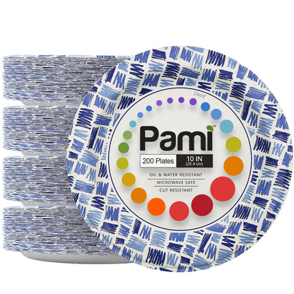Party Paper Plates & Bowls Disposable Blue – Disposable