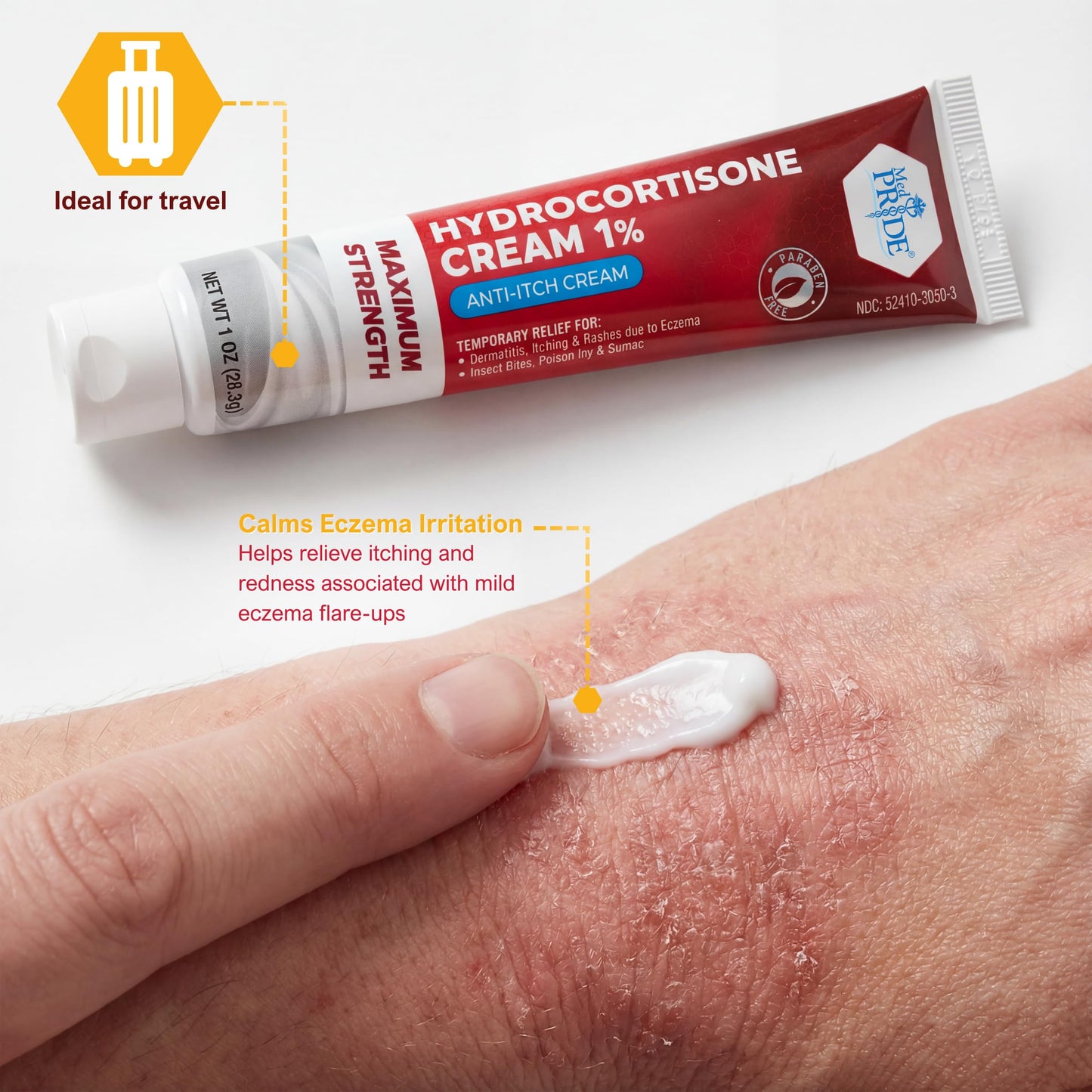 Hydrocortisone 1% Anti-Itch Cream – 1 oz Tubes