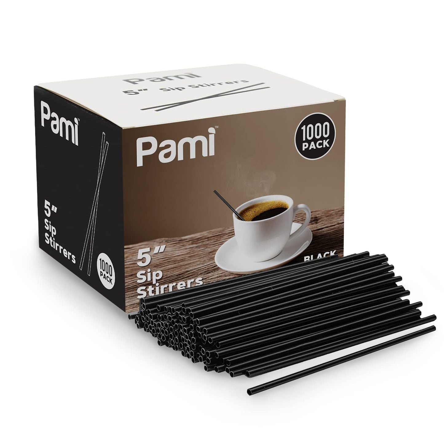 5” Disposable Plastic Coffee Stir Sticks – Swizzle Stirrers