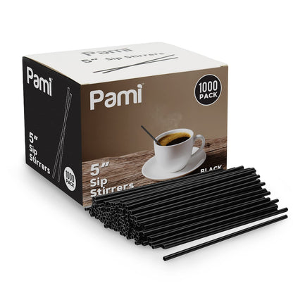 5” Disposable Plastic Coffee Stir Sticks – Swizzle Stirrers