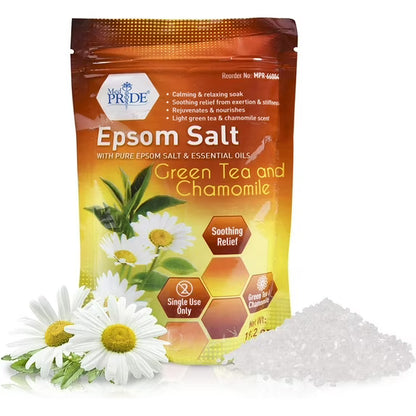 Epsom Salt Bath Soak – Pure Magnesium Sulfate, 19.2 oz