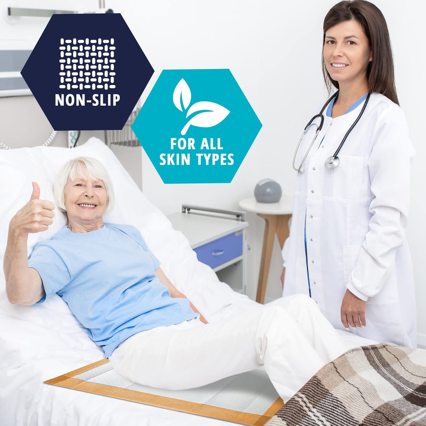 Disposable Underpads 23" x 36" – Super Absorbent Bed Pads