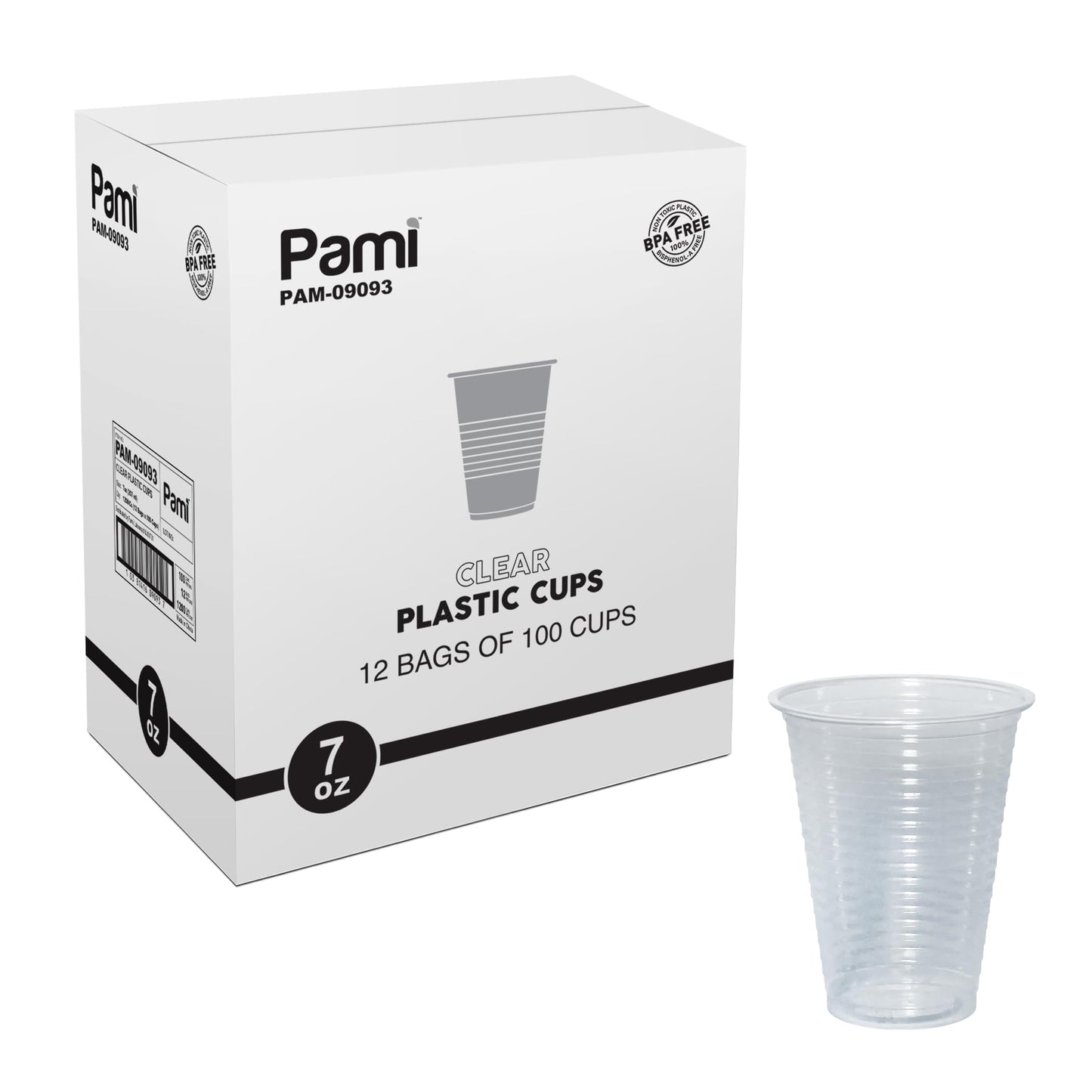 Disposable BPA Free Clear Plastic Cups
