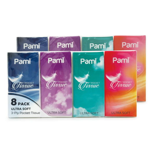 Premium Ultra Soft Travel Pocket Tissues - 3 Ply