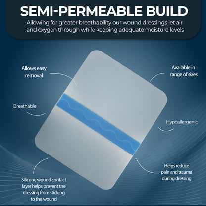 Transparent Film Wound Dressing – Sterile Adhesive Bandage