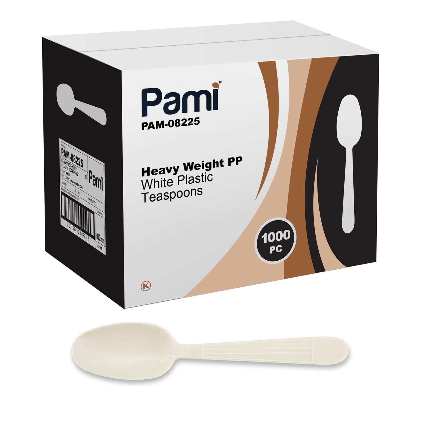 Heavy-Weight Disposable Plastic Silverware – White Utensils, 1000-Pack
