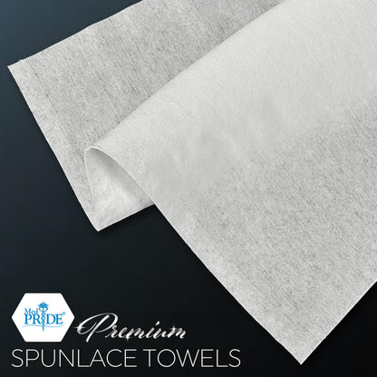 Disposable Ultra-Soft Spunlace Towels – 12" × 13", Durable