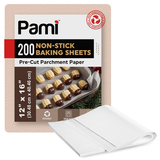 Pre Cut Parchment Baking Sheets 12x16 - Nonstick
