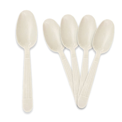 Heavy-Weight Disposable Plastic Silverware – White Utensils, 1000-Pack