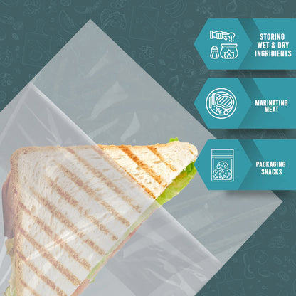 Fold Top Sandwich Bags - Pack of 200