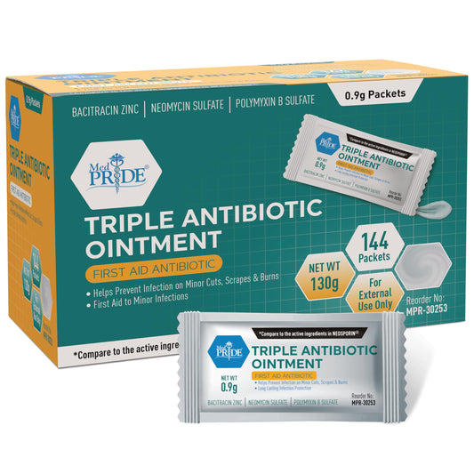 Triple Antibiotic Ointment 0.9g Individual Packets - 144ct