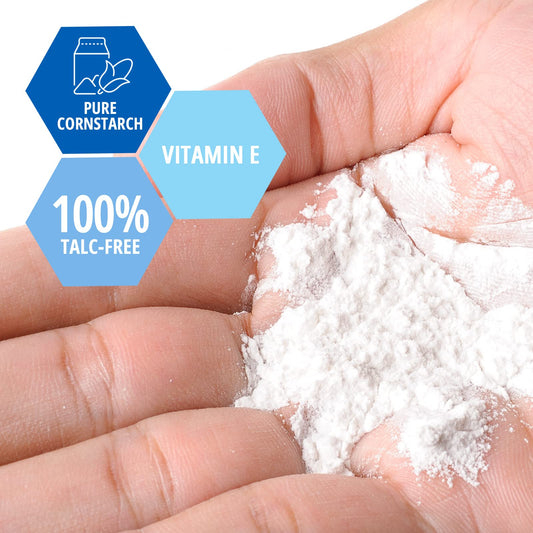 Baby Powder – Cornstarch with Aloe Vera & Vitamin E, 22 oz
