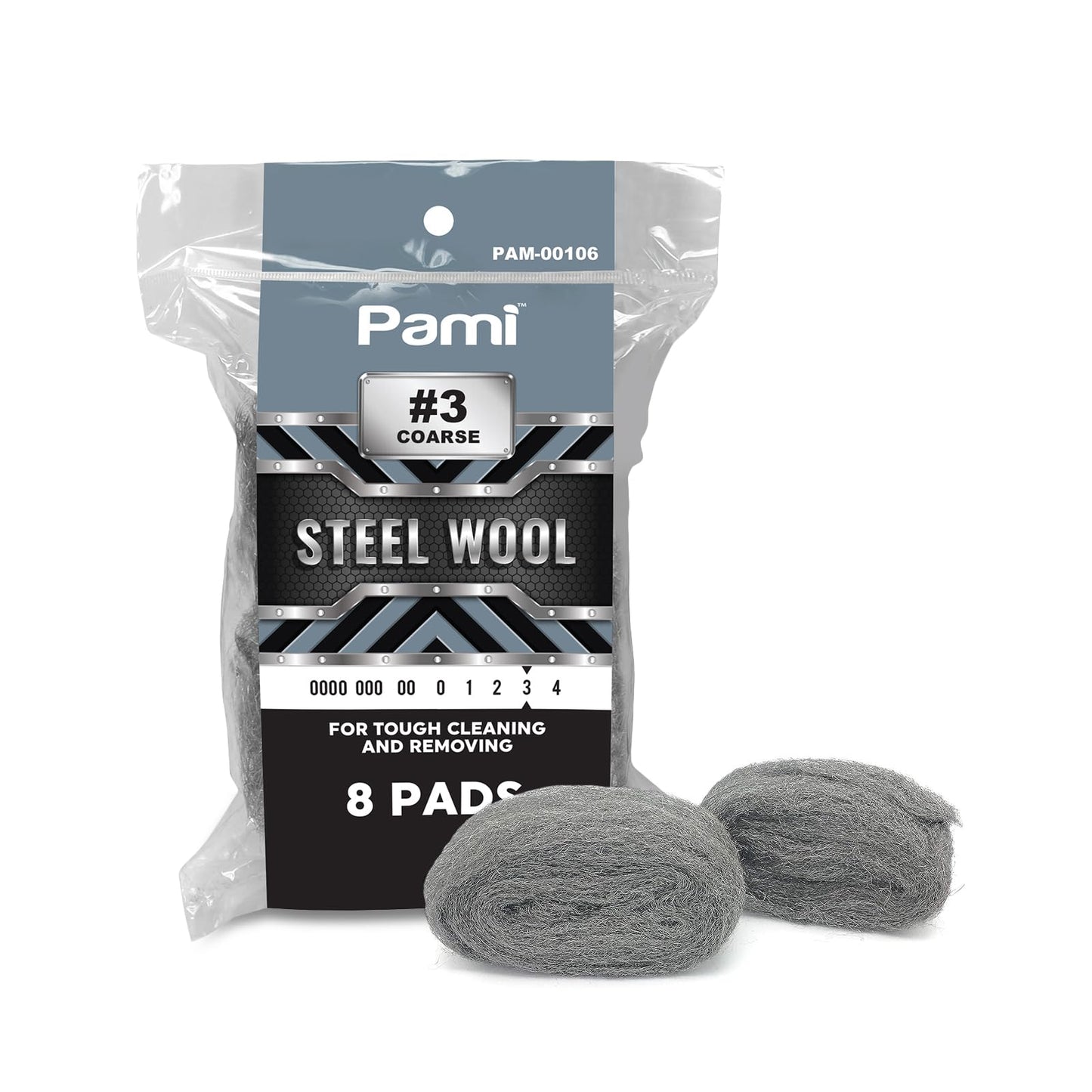 Steel Wool Scrubbing Pads Heavy Duty Cleaning Pads