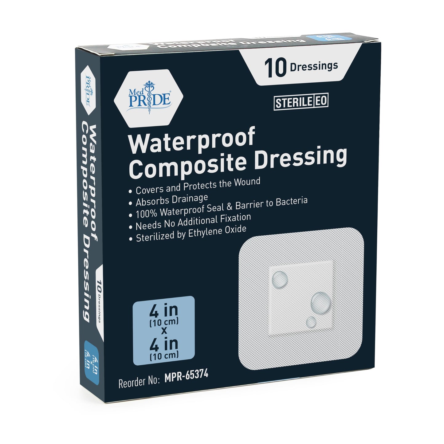 Sterile Waterproof Composite Wound Dressing Pads