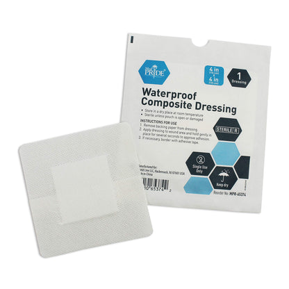 Sterile Waterproof Composite Wound Dressing Pads