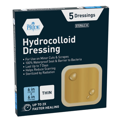 Sterile Hydrocolloid Adhesive Wound Dressing Pads