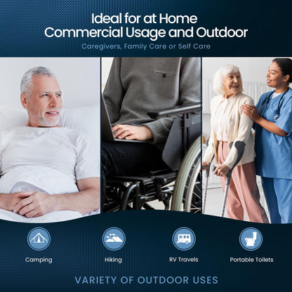 Disposable Commode Liner Bags – With Absorbent Pad