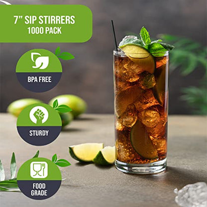 7” Disposable Plastic Coffee Stir Sticks – Sip Stirrers