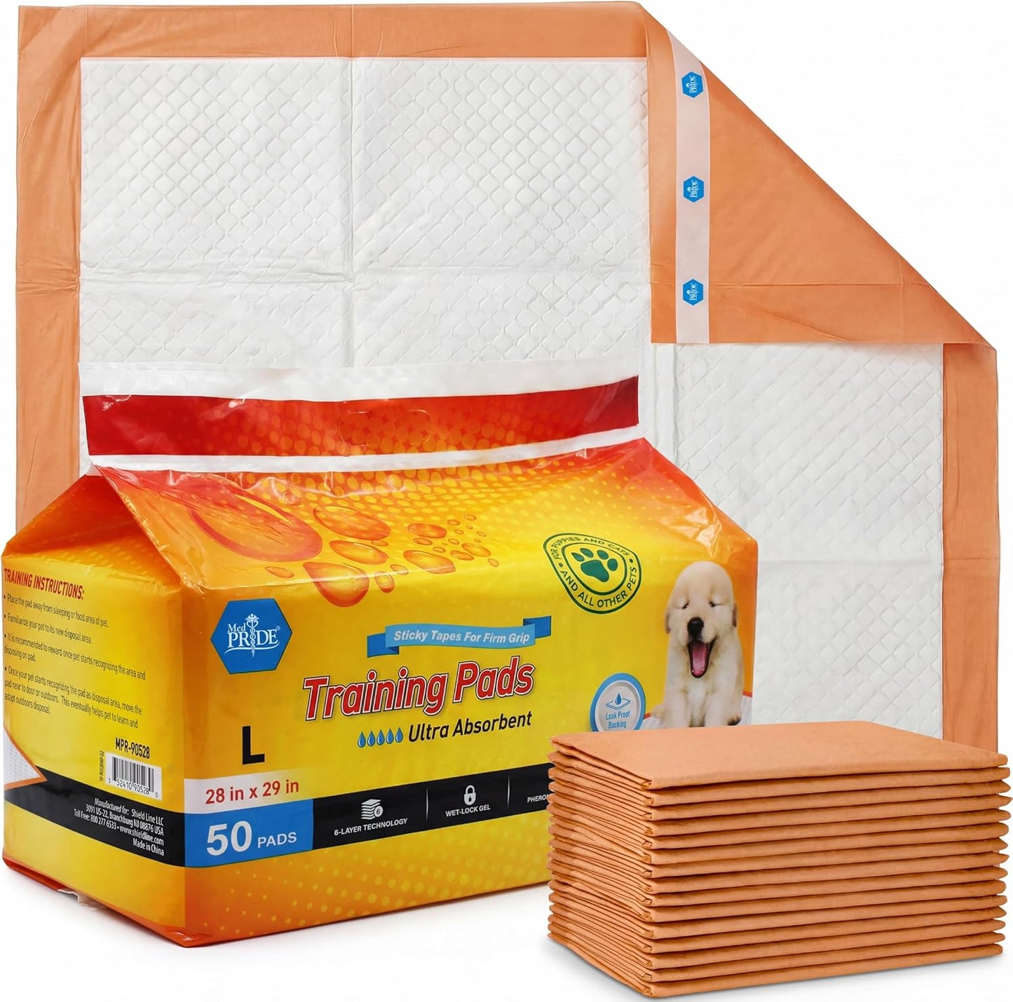 Dog Training Pads 28" x 29" – Leakproof Puppy Pee Pads