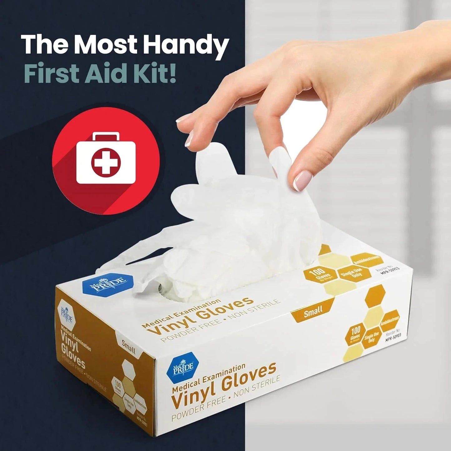 Vinyl Medical Examination Gloves – Box of 100