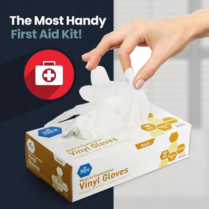 Vinyl Medical Examination Gloves – Box of 100