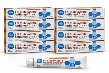 1% Clotrimazole Antifungal Cream – 1 oz Tube