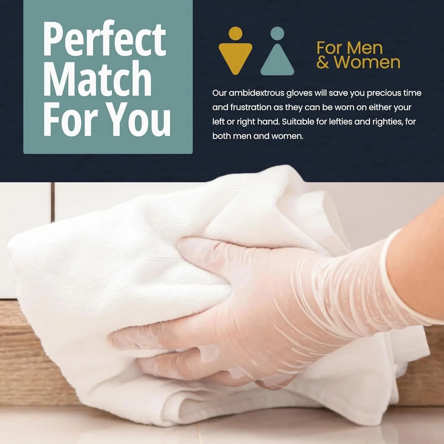 Vinyl Medical Examination Gloves – Box of 100