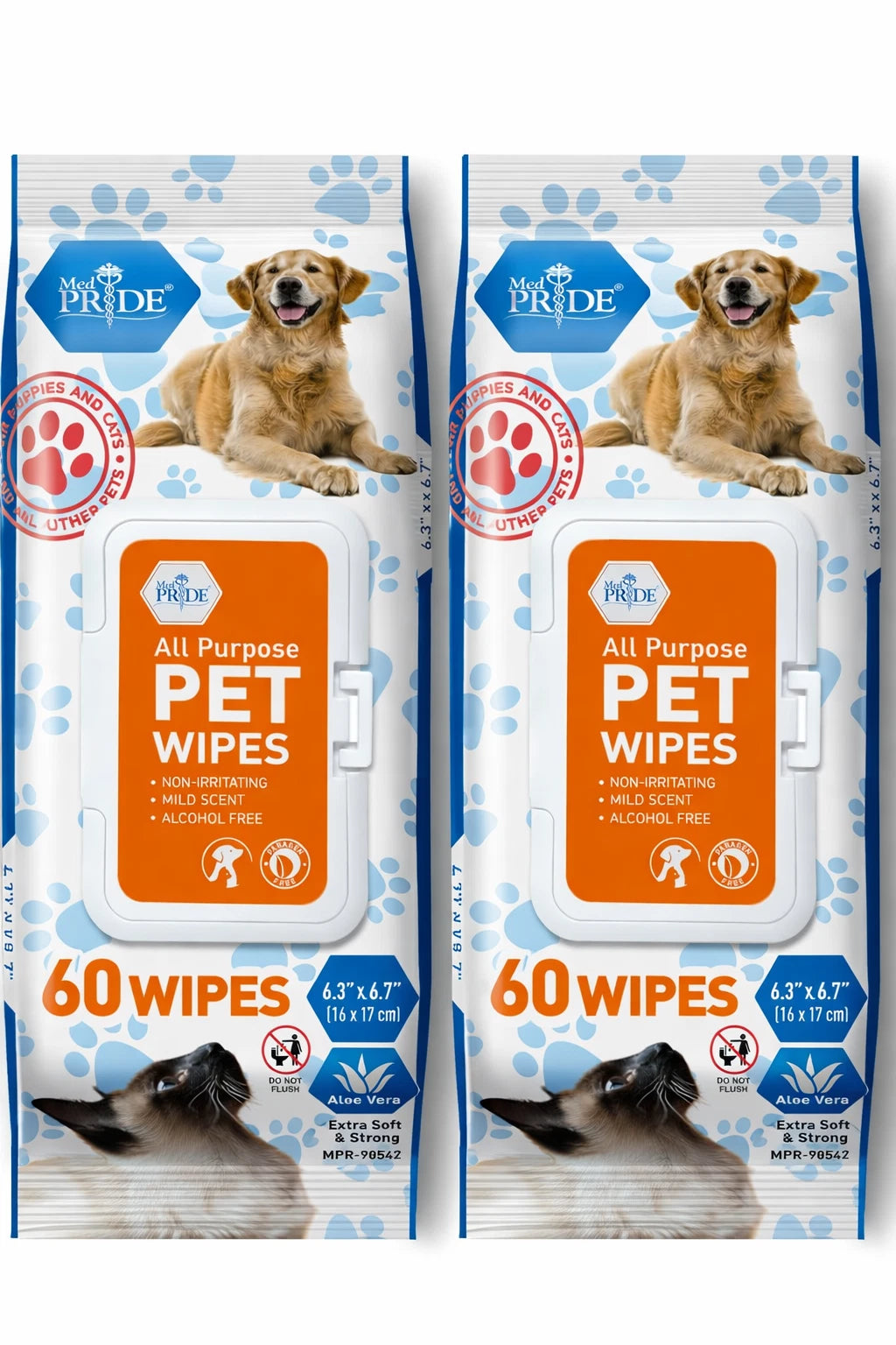 All-Purpose Pet Wipes for Dogs & Cats – Gentle Cleaning