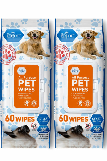 All-Purpose Pet Wipes for Dogs & Cats – Gentle Cleaning